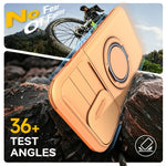 For iPhone 13 Pro Max Case Slide Camera Cover Kickstand TPU + PC Phone Protective Shell with Card Holder