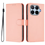 For Xiaomi 17T Pro Case Solid Color Wallet Leather Phone Cover with Strap