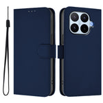For Xiaomi 17T Pro Case Solid Color Wallet Leather Phone Cover with Strap