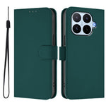 For Xiaomi 17T Pro Case Solid Color Wallet Leather Phone Cover with Strap