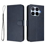 For Xiaomi 17T Pro Wallet Case RFID Blocking Calf Texture Leather Stand Phone Cover with Strap