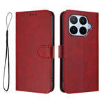 For Xiaomi 17T Pro Wallet Case RFID Blocking Calf Texture Leather Stand Phone Cover with Strap