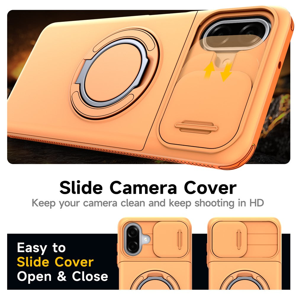 Til Samsung Galaxy A08 5G / A07 5G / A07 4G cover Skydekameralinse Cover Stander TPU + PC Beskyttende Telefonskal med Kortholder