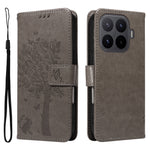 For Xiaomi 17T Pro Phone Case with Stand Cat Tree Pattern Leather Wallet Mobile Cover