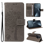 For Xiaomi 17T Pro Phone Case with Stand Cat Tree Pattern Leather Wallet Mobile Cover