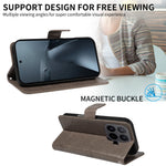 For Xiaomi 17T Pro Phone Case with Stand Cat Tree Pattern Leather Wallet Mobile Cover