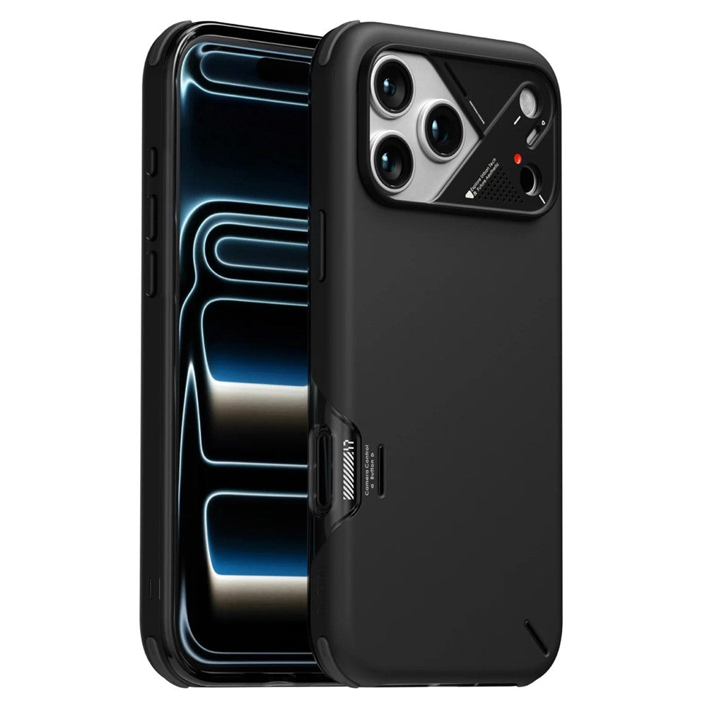 AULUMU A17 Til iPhone 17 Pro Max Stødsikkert Magnetisk Cover PC + TPU Telefoncover med Kameraramme i Aluminiumslegering