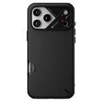AULUMU A17 For iPhone 17 Pro Max Shockproof Magnetic Case PC + TPU Phone Cover with Aluminum Alloy Camera Frame