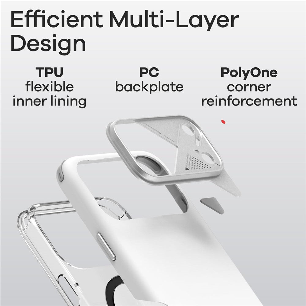 AULUMU A17 For iPhone 17 Pro Max Shockproof Magnetic Case PC + TPU Phone Cover with Aluminum Alloy Camera Frame