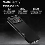 AULUMU A17 For iPhone 17 Pro Max Shockproof Magnetic Case PC + TPU Phone Cover with Aluminum Alloy Camera Frame