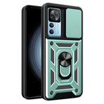 Xiaomi 12T Pro 5G mobilskal Handsfree Ringhållare Stöd PC + TPU Skyddande Bakstycke med Skjutkameraskydd