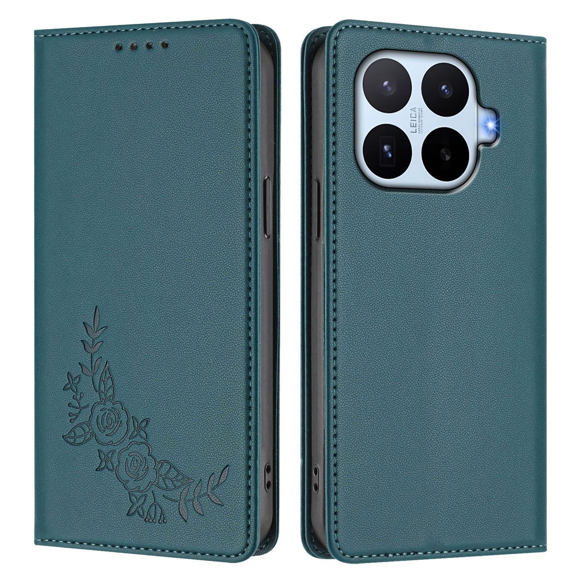 For Xiaomi 17T Wallet Stand Case Peony Flower Pattern TPU PU Leather Flip Cover