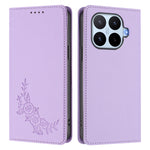 For Xiaomi 17T Wallet Stand Case Peony Flower Pattern TPU PU Leather Flip Cover