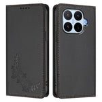 For Xiaomi 17T Wallet Stand Case Peony Flower Pattern TPU PU Leather Flip Cover