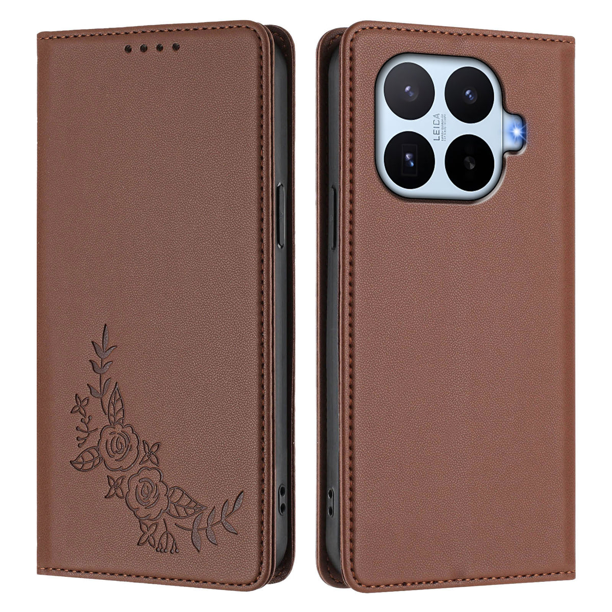 For Xiaomi 17T Wallet Stand Case Peony Flower Pattern TPU PU Leather Flip Cover
