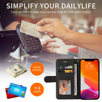 For Xiaomi 17T Leather Phone Case Stand Wallet with Bi-colour Splicing Design