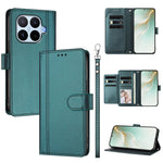 For Xiaomi 17T Pro Case 9 Card Slots PU Leather Flip Wallet Phone Cover with Hand Strap