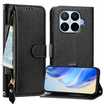 For Xiaomi 17T Pro Case Zipper Pocket Multiple Card Slots Leather Phone Cover