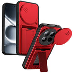 Phone Case for Xiaomi Redmi Note 15 5G (Global) / Note 15 4G (Global) / Poco M8 5G Lens Protection Kickstand PC + TPU Back Cover with Card Holder