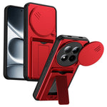 For Xiaomi Redmi Note 15 Pro 4G (Global) Case Lens Protection Kickstand PC + TPU Phone Cover with Card Holder
