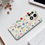For OnePlus 15 5G Case Colorful Flower Branches Pattern Printing Straight Edge TPU Phone Back Cover