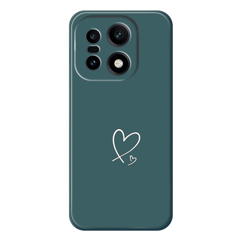 OnePlus 15 5G-skal Vitt Kärleksmönster Tryck Rak Kant TPU mobil Baksida