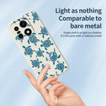 For OnePlus 15 5G Case Blue Turtle Pattern Printing Straight Edge TPU Phone Back Cover