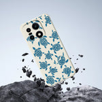 For OnePlus 15 5G Case Blue Turtle Pattern Printing Straight Edge TPU Phone Back Cover