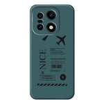 For OnePlus 15 5G Case Boarding Ticket Pattern Printing Straight Edge TPU Phone Back Cover