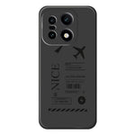 For OnePlus 15 5G Case Boarding Ticket Pattern Printing Straight Edge TPU Phone Back Cover