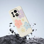 For OnePlus 15 5G Case Four Color Flowers Pattern Printing Straight Edge TPU Phone Back Cover