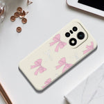 OnePlus 15 5G-skal med rosa rosetter och mönster, rak kant i TPU-fodral