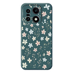 For OnePlus 15 5G Case Small Flower Branches Pattern Printing Straight Edge TPU Phone Back Cover