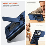 For Xiaomi Redmi K90 Pro Max 5G / Poco F8 Ultra Case Lens Protection Kickstand PC + TPU Phone Cover with Card Holder