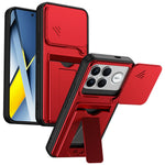 For Xiaomi Redmi K90 Pro Max 5G / Poco F8 Ultra Case Lens Protection Kickstand PC + TPU Phone Cover with Card Holder
