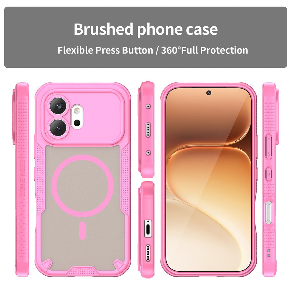 For Honor 600 5G Magnetic Case TPU + PC Phone Back Cover
