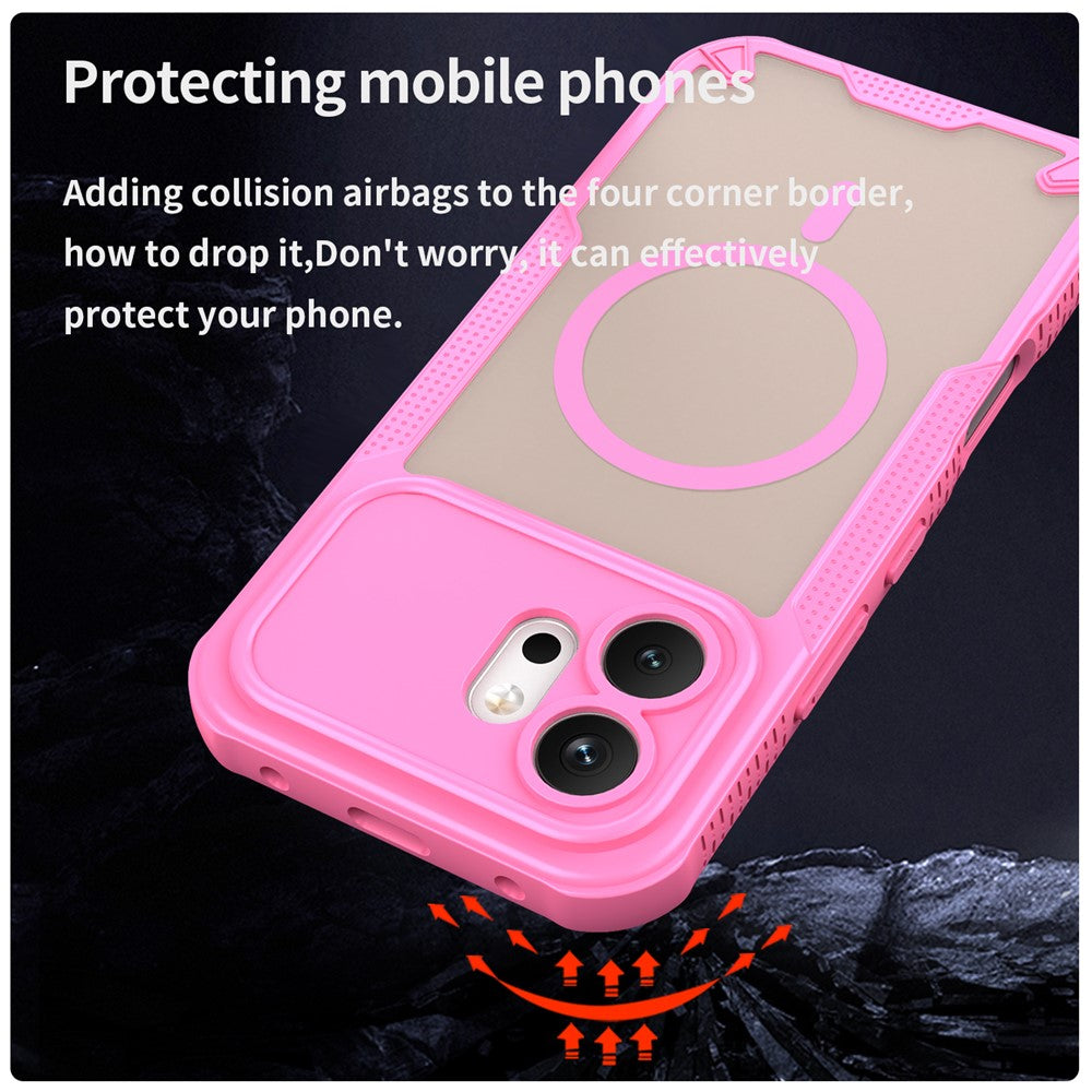 For Honor 600 5G Magnetic Case TPU + PC Phone Back Cover