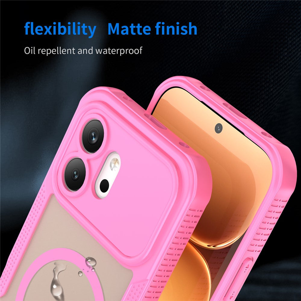 For Honor 600 5G Magnetic Case TPU + PC Phone Back Cover