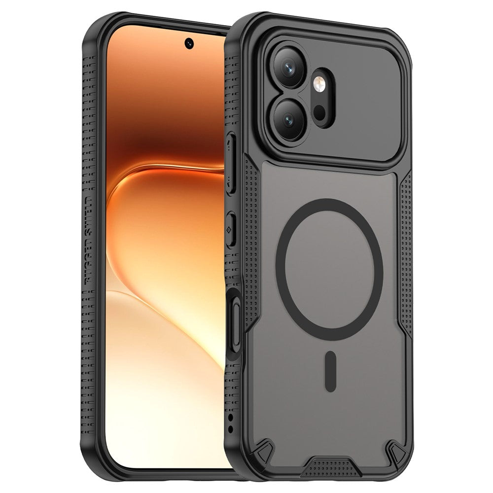For Honor 600 5G Magnetic Case TPU + PC Phone Back Cover