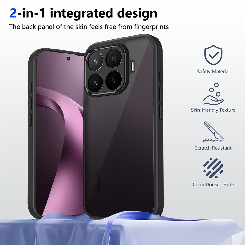 For Xiaomi 17T Pro Case Skin Touch Matte PC + TPU Anti-Drop Phone Cover