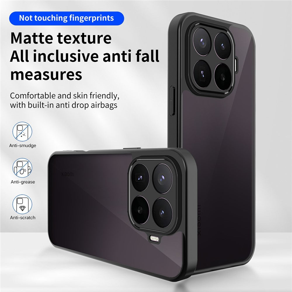 For Xiaomi 17T Pro Case Skin Touch Matte PC + TPU Anti-Drop Phone Cover