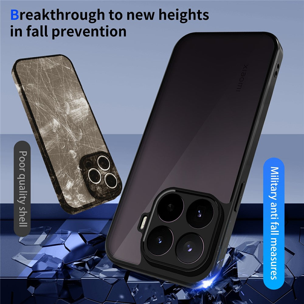 For Xiaomi 17T Pro Case Skin Touch Matte PC + TPU Anti-Drop Phone Cover