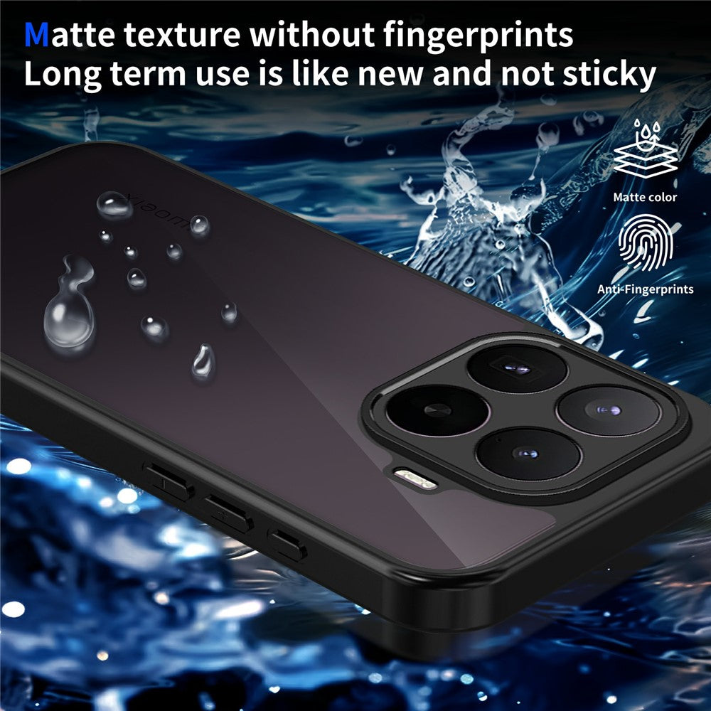 For Xiaomi 17T Pro Case Skin Touch Matte PC + TPU Anti-Drop Phone Cover