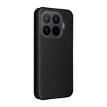 For Xiaomi 17T Pro Case Carbon Fiber Texture Drop-Proof PU Leather Phone Cover