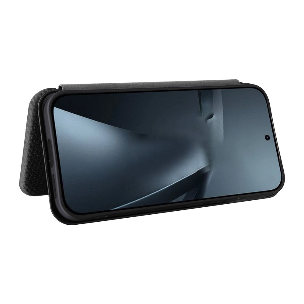 For Xiaomi 17T Pro Case Carbon Fiber Texture Drop-Proof PU Leather Phone Cover