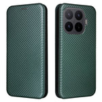 Xiaomi 17T Pro-skal i kolfiberstruktur, fallsäkert PU-läder, mobilskal