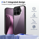 For Xiaomi 17T Pro Case Matte Skin Touch Clear PC + TPU Shockproof Phone Back Cover