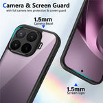 For Xiaomi 17T Pro Case Matte Skin Touch Clear PC + TPU Shockproof Phone Back Cover