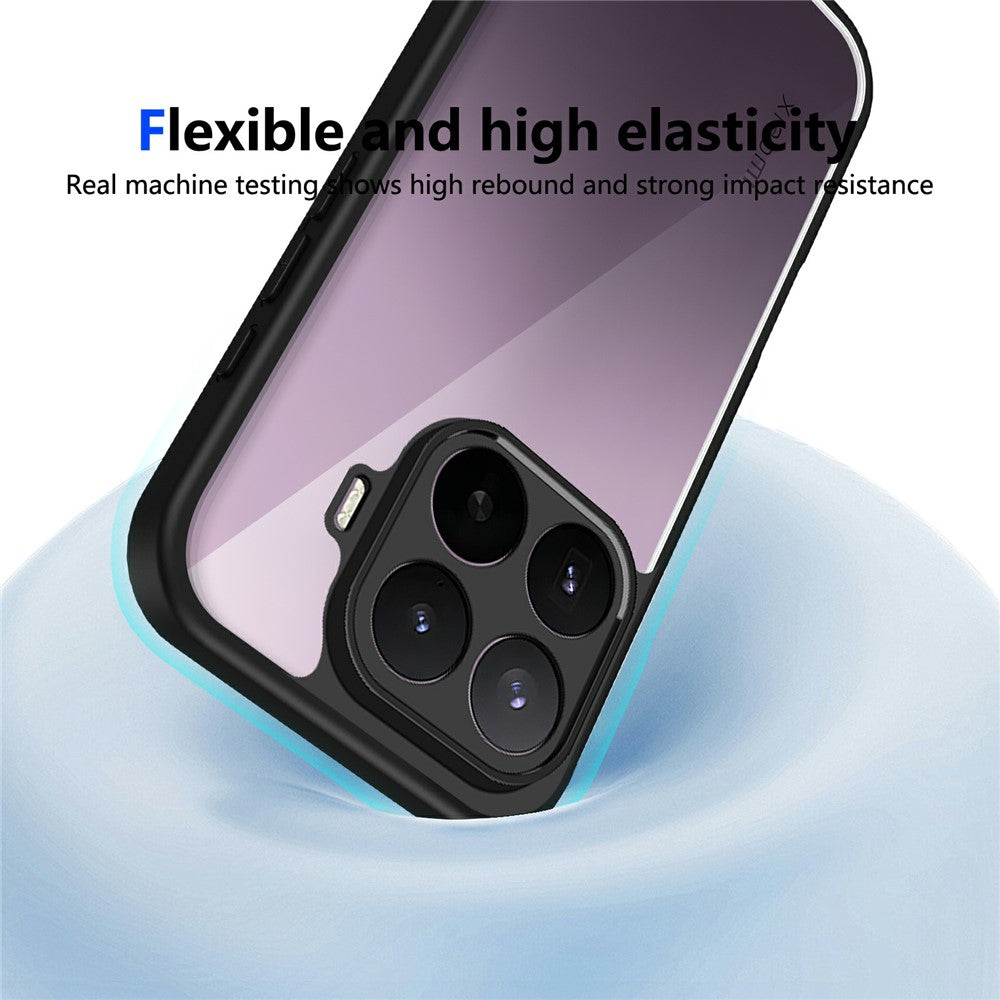 For Xiaomi 17T Pro Case Matte Skin Touch Clear PC + TPU Shockproof Phone Back Cover