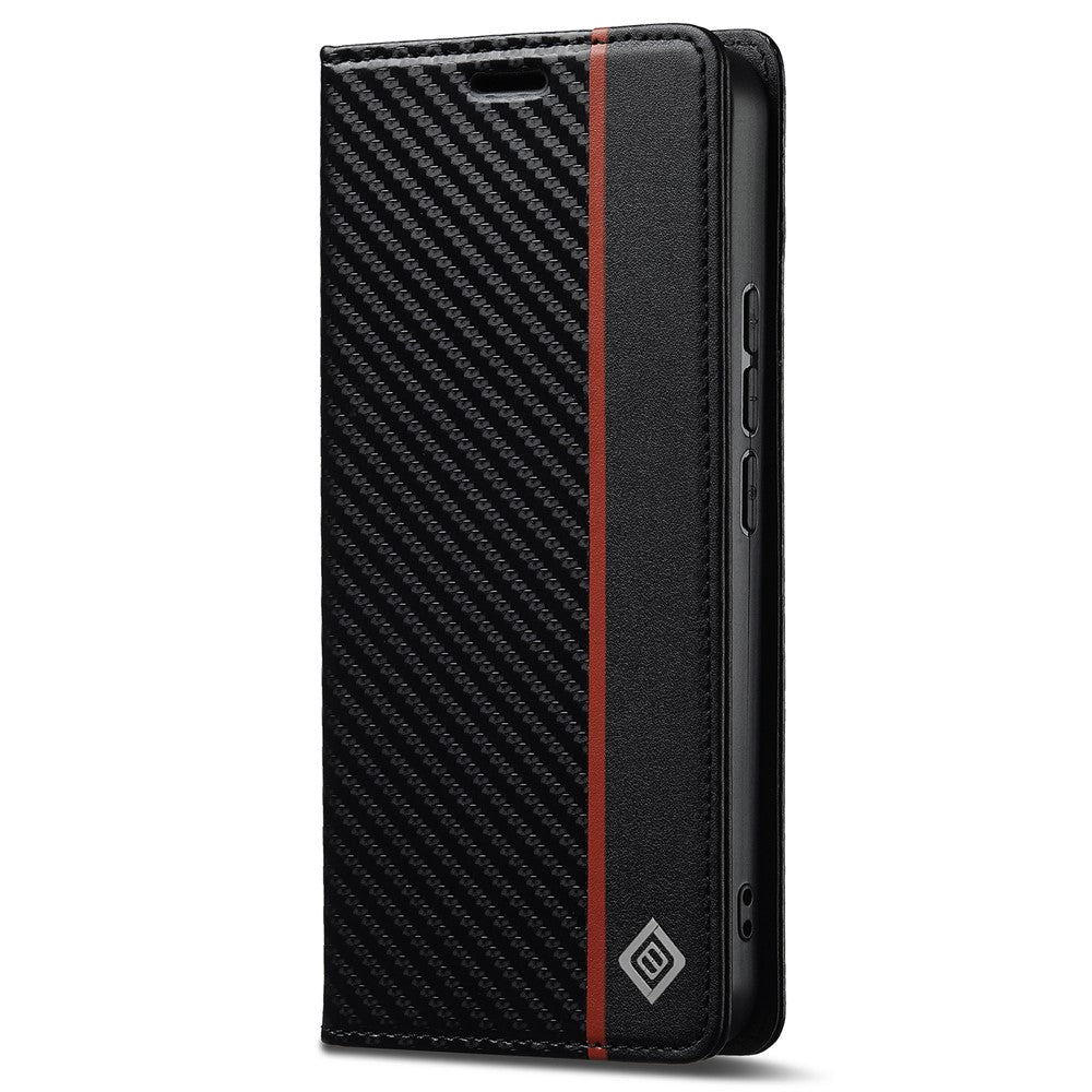 LC.IMEEKE for Xiaomi 17T Pro Wallet Case Carbon Fiber Texture Leather Phone Cover